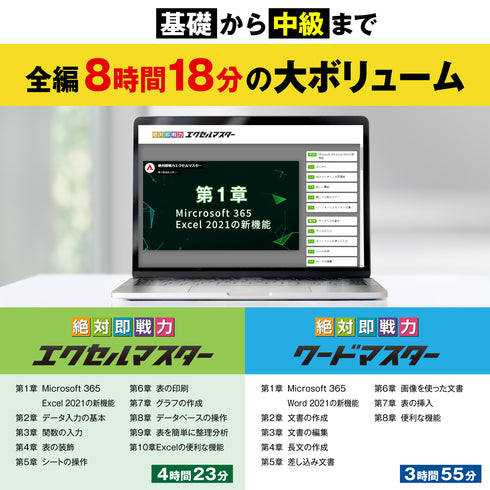 誰でもたった一日で基本が身につく!エクセル&ワード&タイピング